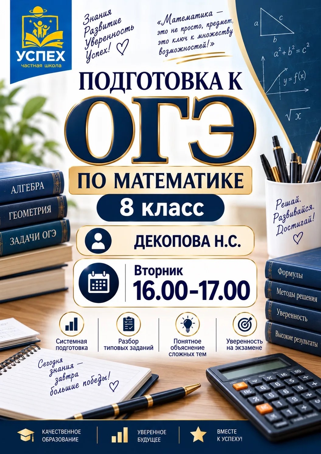 Подготовка к ОГЭ по математике